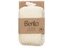 Berilo Esponja Fina Trenzada Natural Sisal Espuma Poliester Blanco Beige 11 x 16.5 x 3 cm (Set de 24)