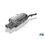 Fox Silencioso Trasero FXBM021152-070 para BMW E36 316Ti - 2x80 Tipo 13, 55mm, Acabado Plateado Brillante
