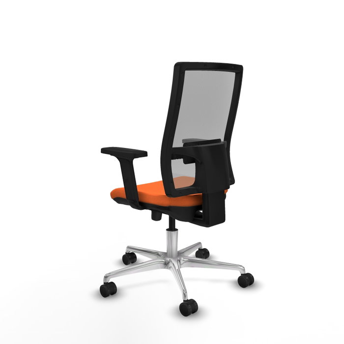 PIQUERAS Y CRESPO Silla de oficina Horna Naranja y Gris