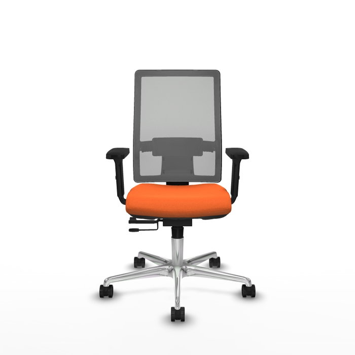PIQUERAS Y CRESPO Silla de oficina Horna Naranja y Gris