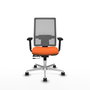 PIQUERAS Y CRESPO Silla de oficina Horna Naranja y Gris