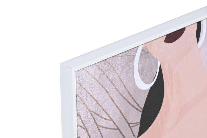 DKD Home Decor Cuadro Lienzo Enmarcado 45x60x2,5 cm Surtido de 2 Unidades