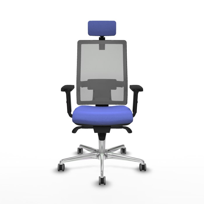 PIQUERAS Y CRESPO Silla de oficina Horna Azul claro y Gris