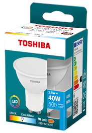 TOSHIBA LED Essential GU10 5.5W 6500K