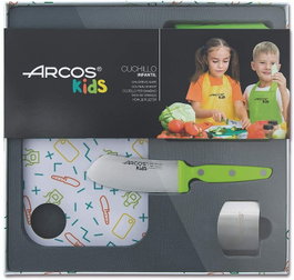 ARCOS Juego de cocina Kids 4 piezas Verde