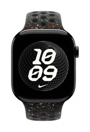 Apple Watch Sport Loop Negro Aluminio Fluoroelastómero Grupo de Rock MGC34ZM/A para Apple Watch 44mm 45mm 46mm 49mm