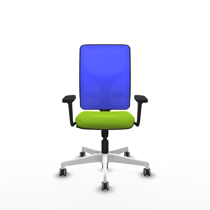 PIQUERAS Y CRESPO Silla de oficina Motilla con mecanismo Sincro, Pistacho y Azul PIQUERAS Y CRESPO Silla de oficina Motilla con mecanismo Sincro, Pistacho y Azul