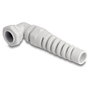 DeLOCK Prensaestopas con alivio de tensión 90° PG13,5 Gris