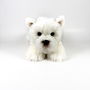 DEQUBE Peluche Terrier Blanco Tumbado 25Cm 939D00291 Bocalan
