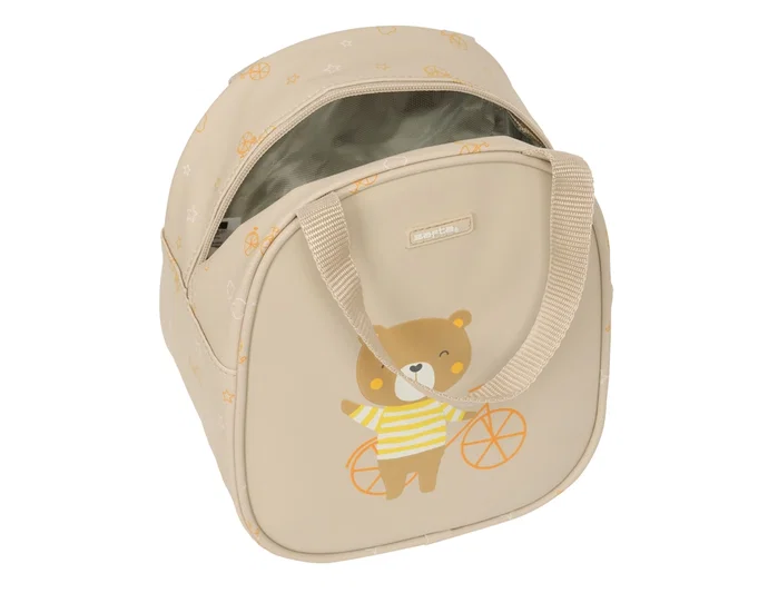 Safta Neceser Preescolar Osito Termo Fácil Limpieza 19x22x14cm