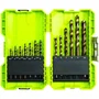 Ryobi Caja de 19 Brocas HSS Metal ø 2-10 mm