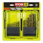 Ryobi Caja de 19 Brocas HSS Metal ø 2-10 mm