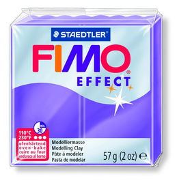 Pasta Modelar Fimo Effect Translucido Purpura 57 Gr. (Set de 6)