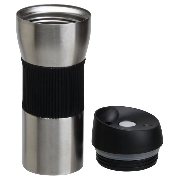 Day Mug Térmico 400 Ml Inoxidable con Banda de Silicona Day Mug Térmico 400 Ml Inoxidable con Banda de Silicona
