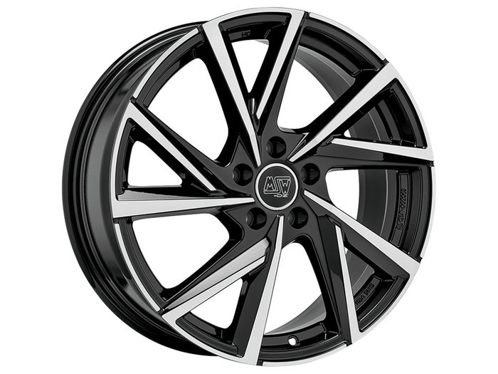 Oz MSW 80-5 7x17 5x112 ET 42 Negro Brillante Pulido Oz MSW 80-5 7x17 5x112 ET 42 Negro Brillante Pulido
