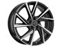 Oz MSW 80-5 7x17 5x112 ET 42 Negro Brillante Pulido