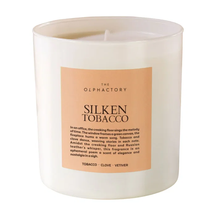 The Olphactory Silken Tobacco Vela aromática 310 g The Olphactory Silken Tobacco Vela aromática 310 g