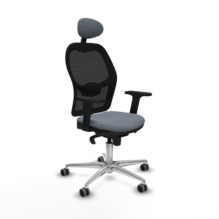 PIQUERAS Y CRESPO Silla de oficina Jorquera Gris y Negro PIQUERAS Y CRESPO Silla de oficina Jorquera Gris y Negro