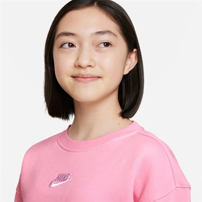 Sudadera sin Capucha Niña Nike Sportswear Club Fleece Rosa