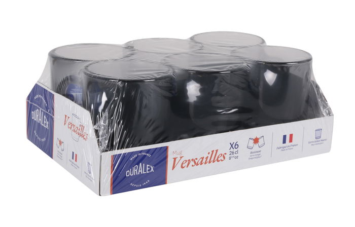 Duralex Mug Apilable Gris 26 cl Versailles (72 Unidades)