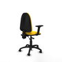 PIQUERAS Y CRESPO Silla de oficina Aýna Amarillo con Similpiel