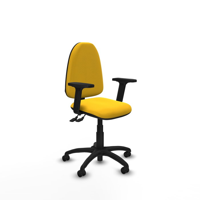 PIQUERAS Y CRESPO Silla de oficina Aýna Amarillo con Similpiel PIQUERAS Y CRESPO Silla de oficina Aýna Amarillo con Similpiel
