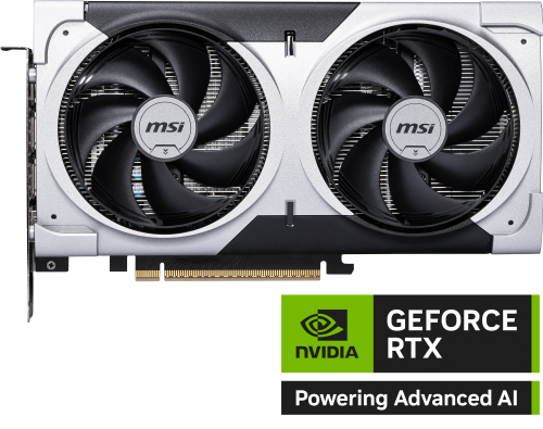 MSI GeForce RTX 5060 Ti 8G VENTUS 2X OC PLUS GDDR7 Plata