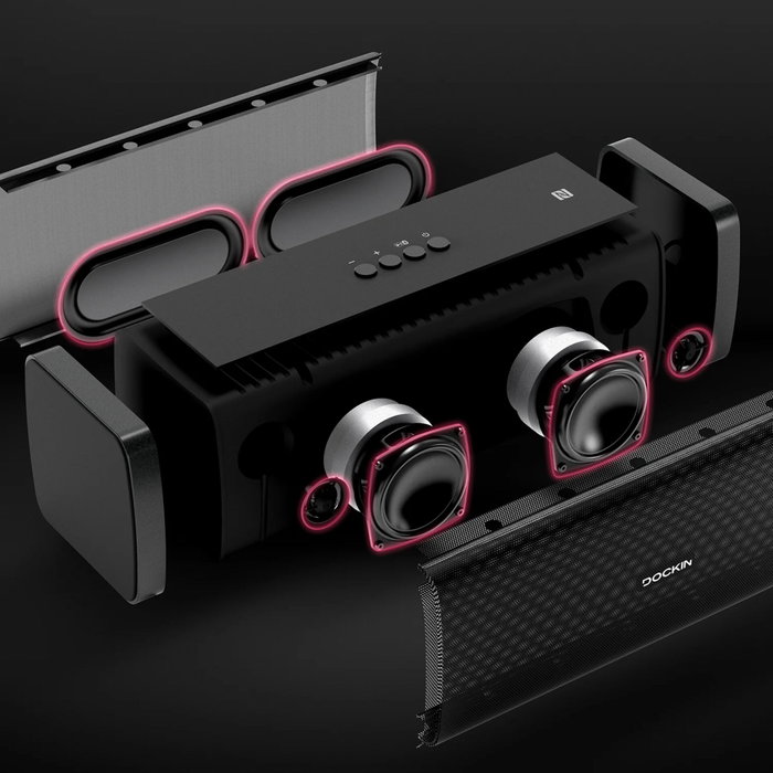 Dockin D Fine Evo Altavoz Bluetooth de 50 W Negro