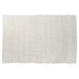 DKD Home Decor Alfombra de Jarapa en Algodón Reciclado 170x240x1 cm, Crudo