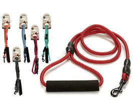 Mascow Correa para Mascota 1.2M - Colores Surtidos (Azul, Naranja, Negro, Rojo, Rosa, Verde) (Set de 24)