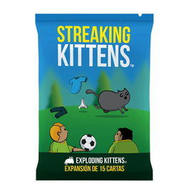 Exploding Kittens Expansión Streaking Kittens EKIEK05ES Juego de Cartas en Español para 7+ Años
