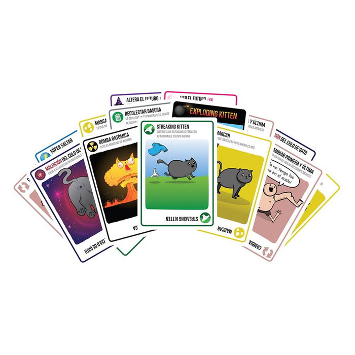 Asmodee Juego de mesa Pack Expansión Exploding Kittens Streaking Kittens PEGI 7