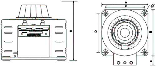 BREVE TUFVASSONS Autotransformador regulable 230VAC 6,5A