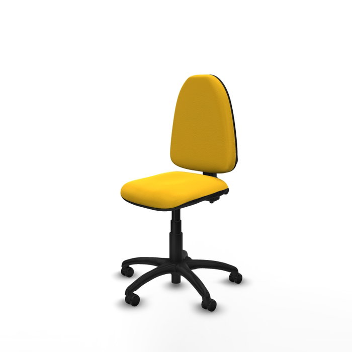 PIQUERAS Y CRESPO Silla de oficina Aýna Amarillo con mecanismo de contacto permanente PIQUERAS Y CRESPO Silla de oficina Aýna Amarillo con mecanismo de contacto permanente