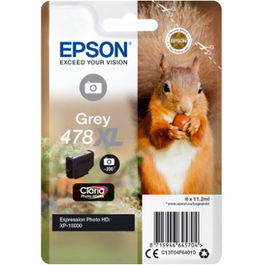 Epson C13T04F64010 Cartucho Tinta Singlepack Gris 478XL Claria Photo HD Ink