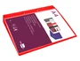 Liderpapel Carpeta de Anillas Mixtas Rojo Translucido DIN A4