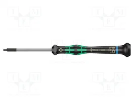 WERA Destornillador de precisión Kraftform Micro HEX 3/32 pulgadas