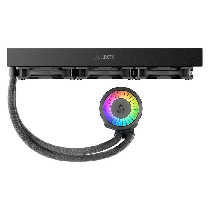 ARCTIC Liquid Freezer III Pro 360 A-RGB Black - Kit de Refrigeración Líquida CPU con 3 Ventiladores PWM de 120 mm, Compatible con Intel LGA 1851/1700 y AMD AM4/AM5