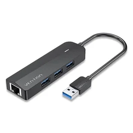 Vention Hub USB 3.0 CHNBB con RJ45, 3xUSB y Micro-USB PD