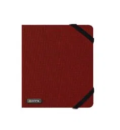 Ziron ZR220 Funda Folio para Tablet Universal 20.3 cm (8") - Rojo - Fibra y Poliéster, Resistente, 3 Posiciones, 150 g
