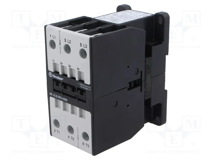 FINDER Contactor 3-polar 50A 230VAC NO x3 Serie 6K FINDER Contactor 3-polar 50A 230VAC NO x3 Serie 6K