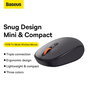 Baseus F01B Tri-Mode Mouse, Gris escarcha