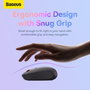 Baseus F01B Tri-Mode Mouse, Gris escarcha