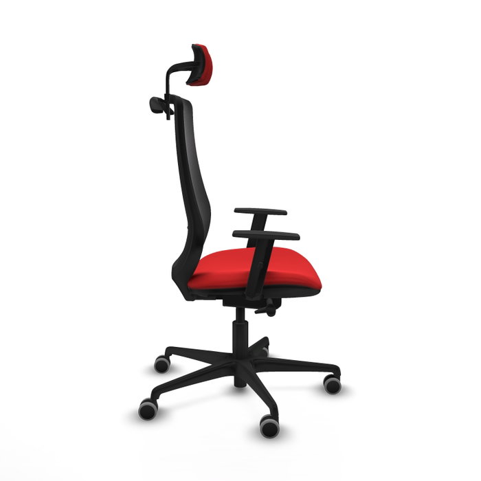 PIQUERAS Y CRESPO Silla de oficina Mardos Rojo/Negro con mecanismo Sincro/Traslack PIQUERAS Y CRESPO Silla de oficina Mardos Rojo/Negro con mecanismo Sincro/Traslack