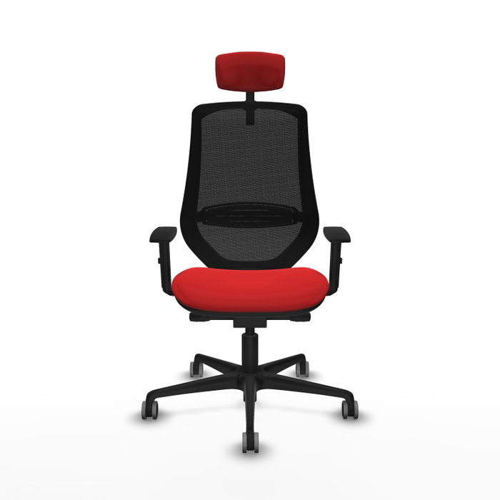 PIQUERAS Y CRESPO Silla de oficina Mardos Rojo/Negro con mecanismo Sincro/Traslack PIQUERAS Y CRESPO Silla de oficina Mardos Rojo/Negro con mecanismo Sincro/Traslack