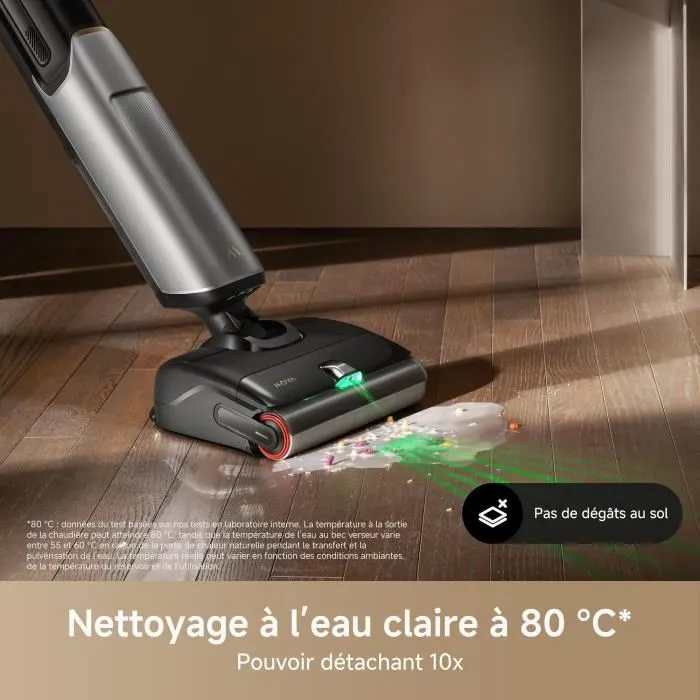 Mova X4 Pro Aspiradora Lavado con Agua Caliente Antienredos Autolimpieza a 100 °C Succión de 20 kPa