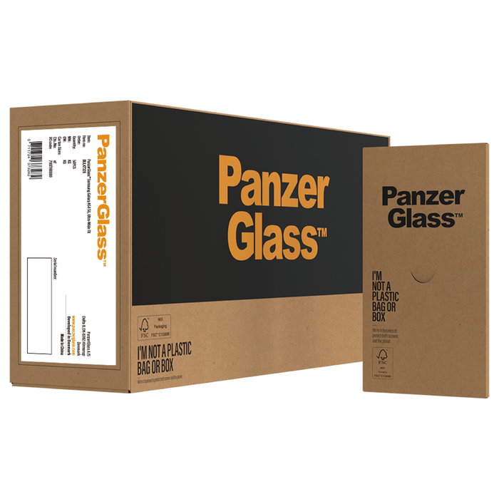 PanzerGlass Protector de Pantalla Samsung Galaxy A54 5G - UWF - 50 Unidades - Vidrio Templado Ultra-Wide Fit, Aplicación en Seco y Sin Burbujas