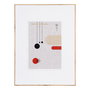 Cuadro Abstracto 2/M Madera Impreso 60 X 3 X 80 cm (Set de 2)
