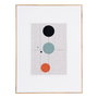 Cuadro Abstracto 2/M Madera Impreso 60 X 3 X 80 cm (Set de 2)