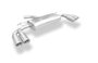 Fox Silenciador Trasero para Audi A3 8V con Colas de Escape Pulidas 2x80mm